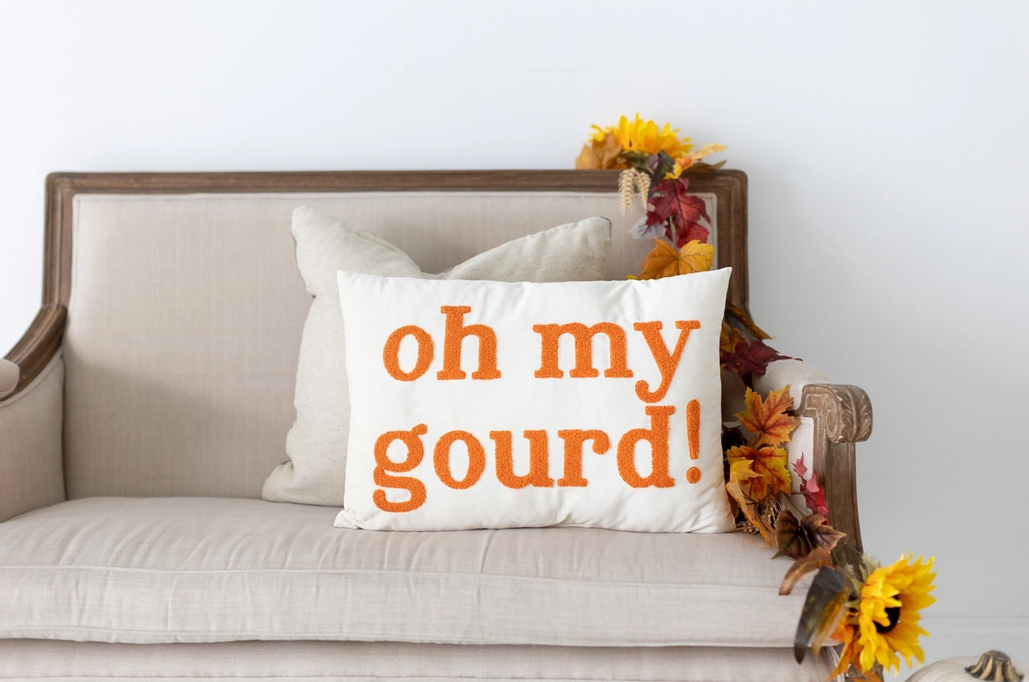 Oh My Gourd' Decorative Pillow