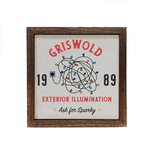 Griswold Exterior Illumination Holiday Sign