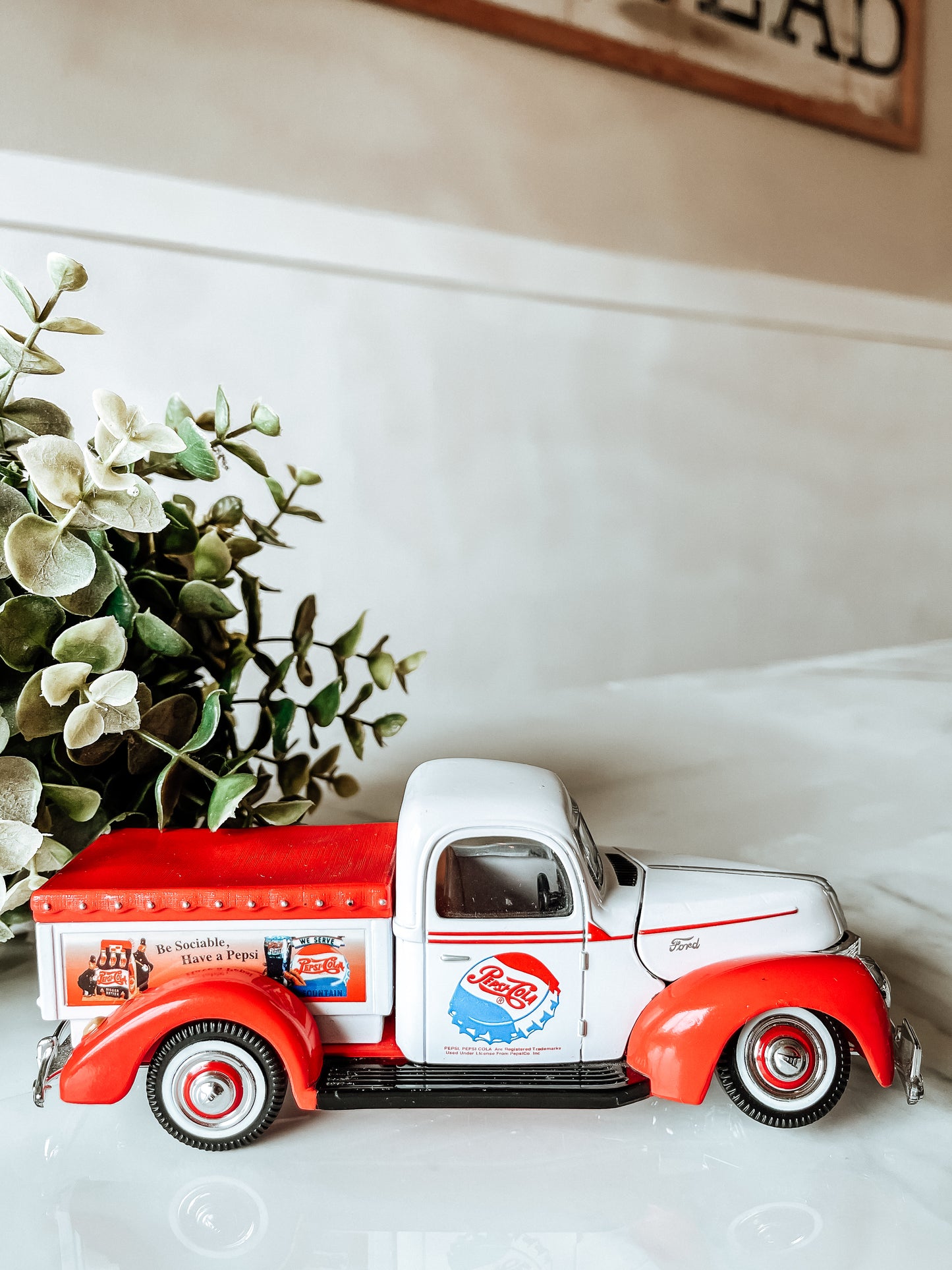 1940's vintage Pepsi delivery truck toy