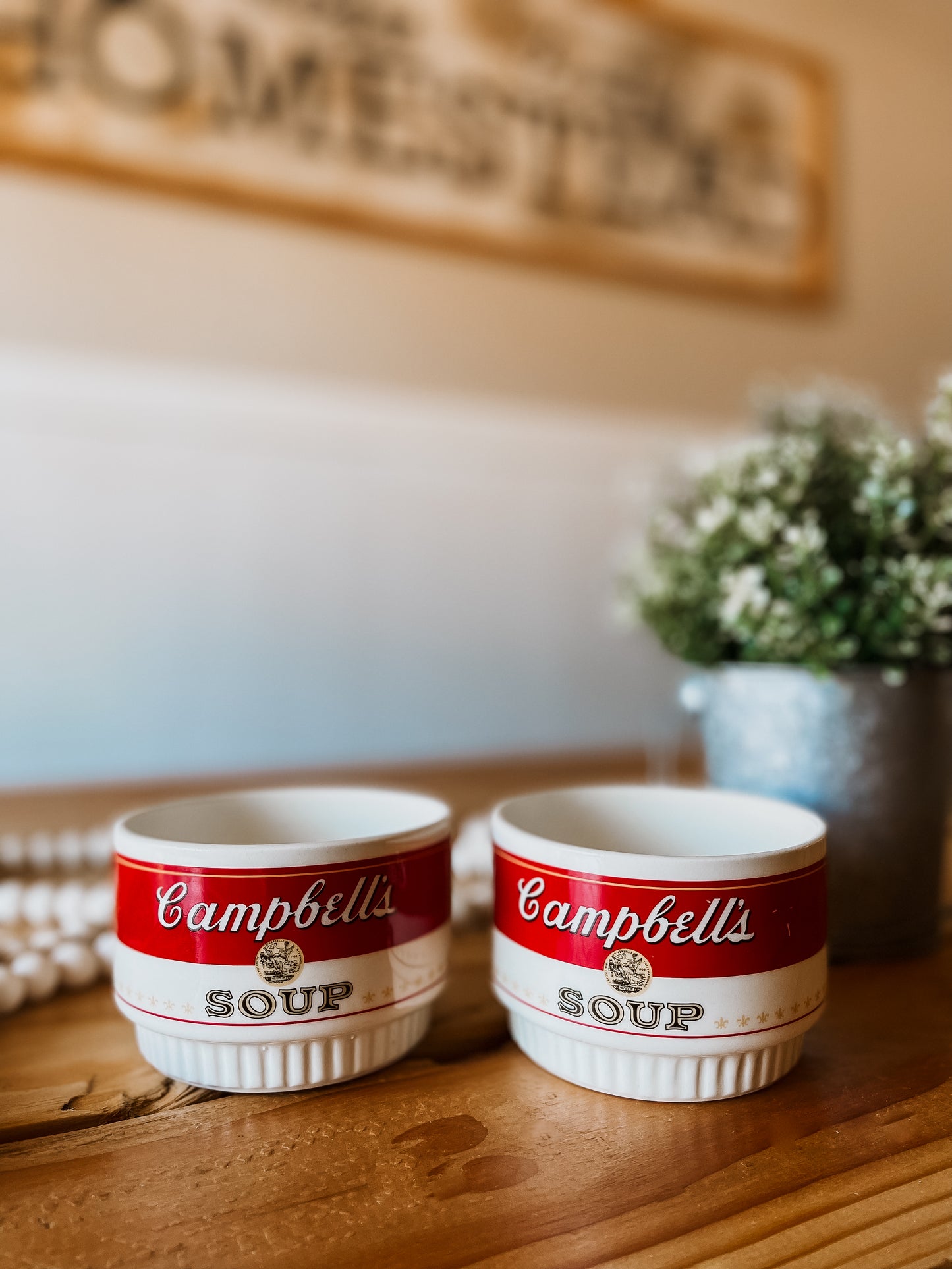 1968 First Edition Campbells Soup Bowls