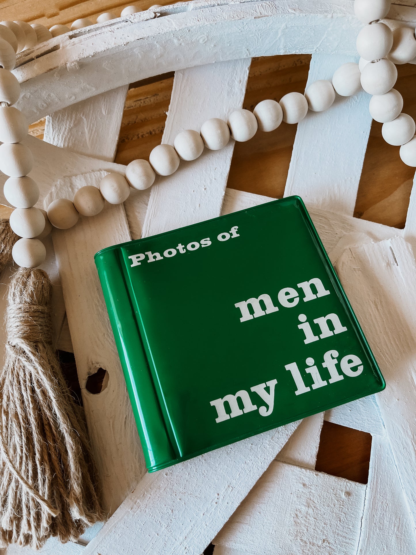 Photos of men in my life mini photo album